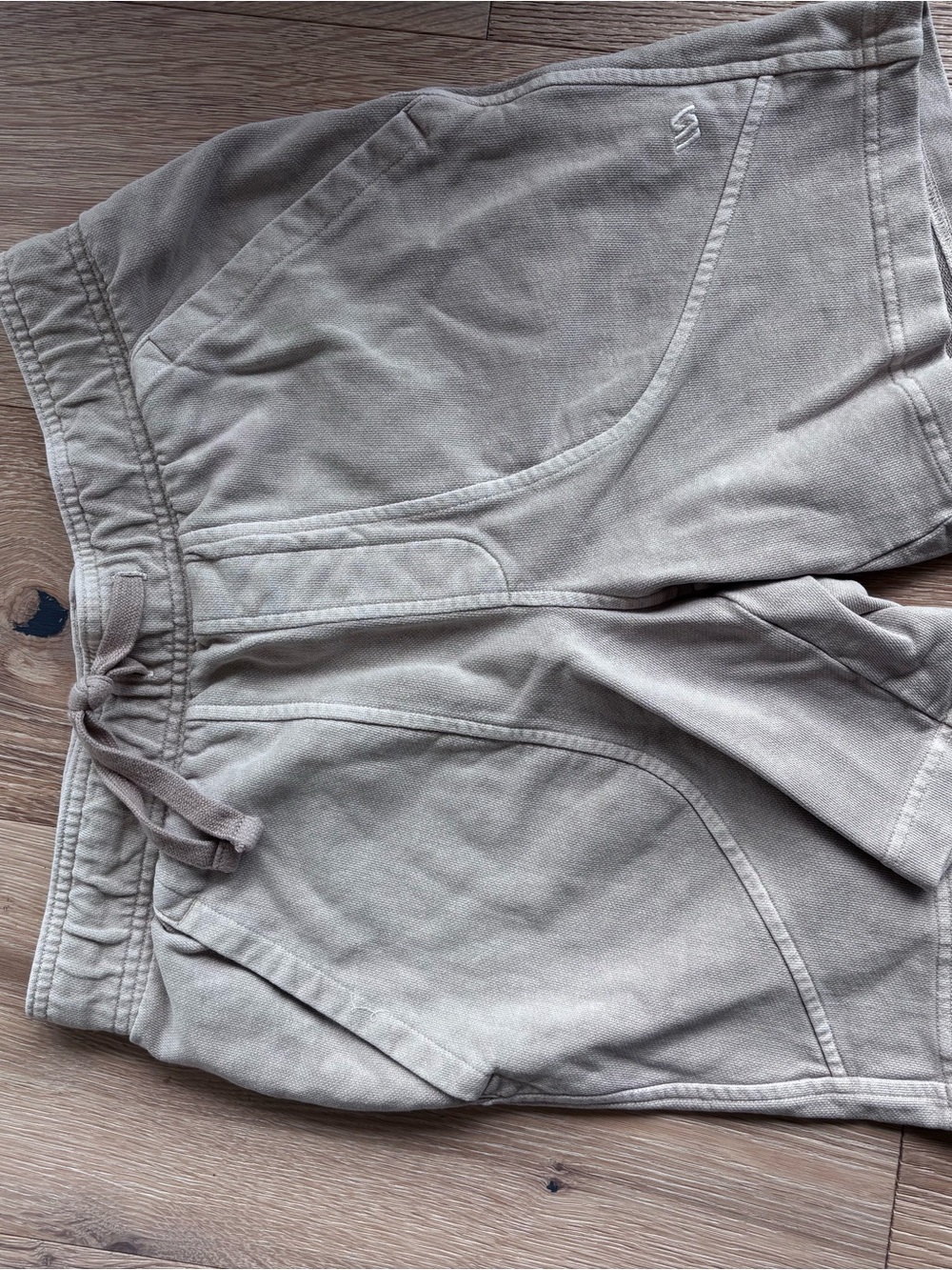 RVCA Neutral Beige Drawstring Shorts